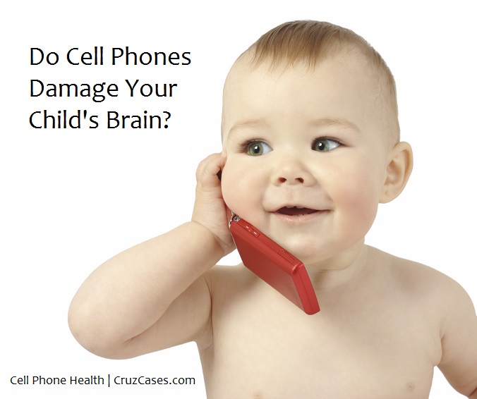 Cute child talking to a cell phone, isolated over white