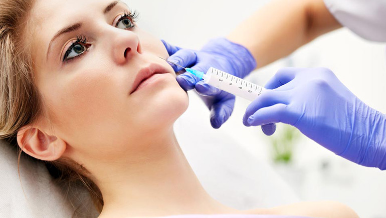 Filler Treatment at a Clinic